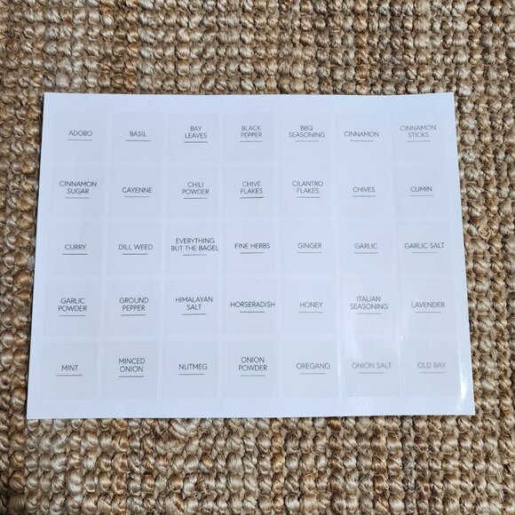 Core Kitchen Pantry Stickers- 243 Labels - Picture 6 of 10